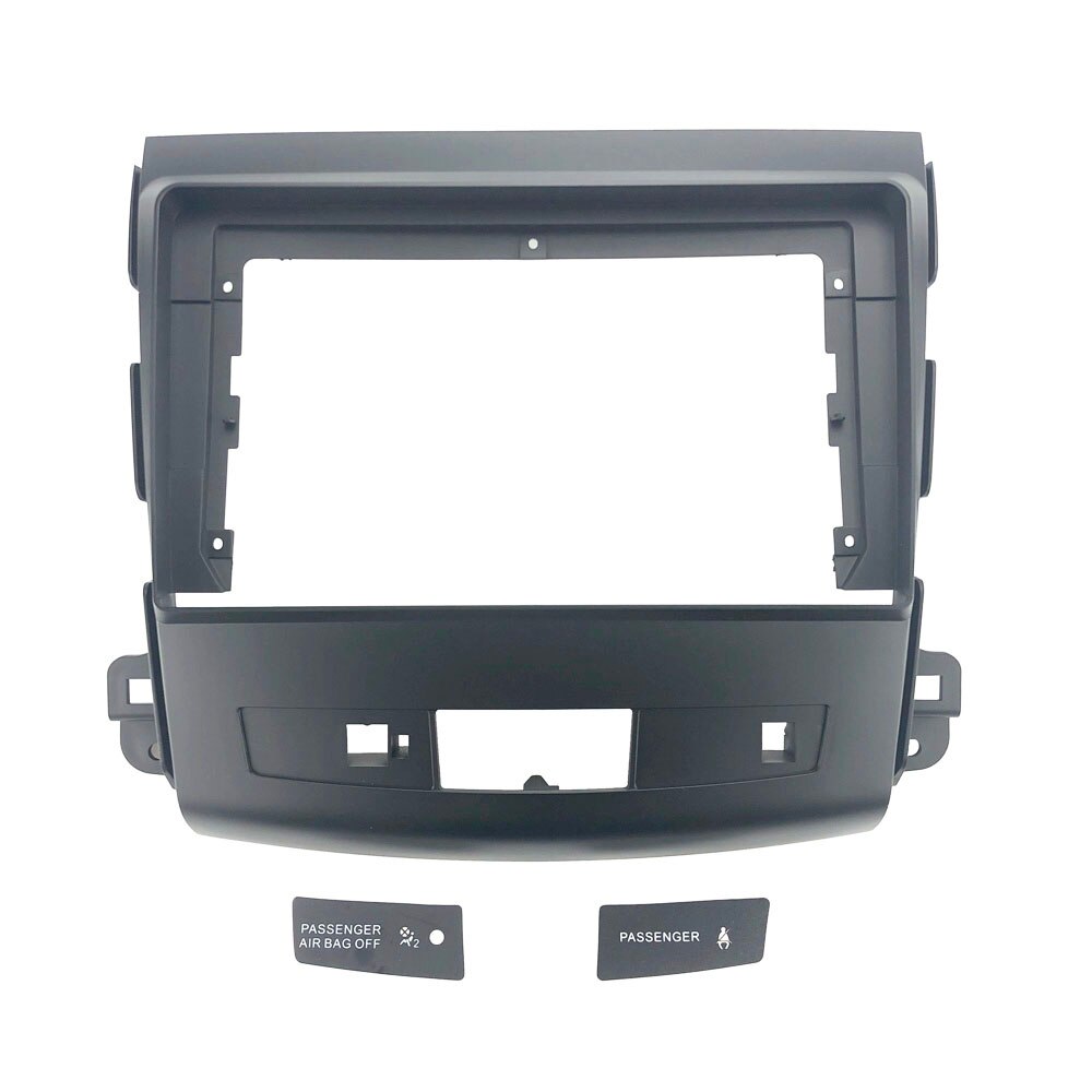 2din Car Radio installation DVD GPS mp5 Plastic Fascia Panel frame for Mitsubishi Outlande Dash Mount Kit