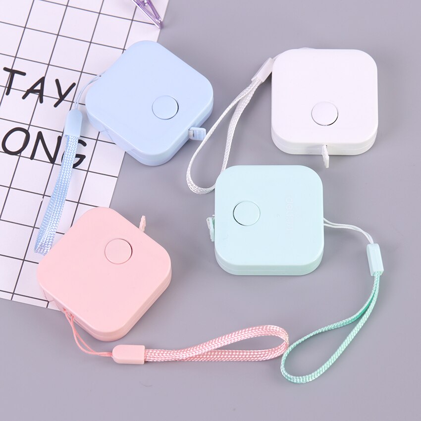 1PC Leather Measuring Tape 1.5m Metric Imperial Inch Flexible Ruler Portable Stationery Office School Supplies