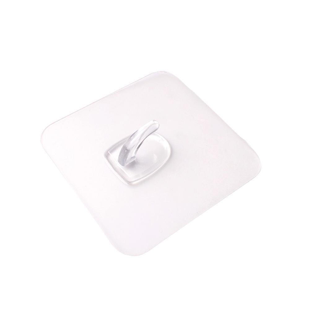 Vedenpitävä monitoiminen tarrakoukku läpinäkyvä esine ripustuskoukun takana saumaton kylpyhuone vahva keittiö koti  o5 n 7