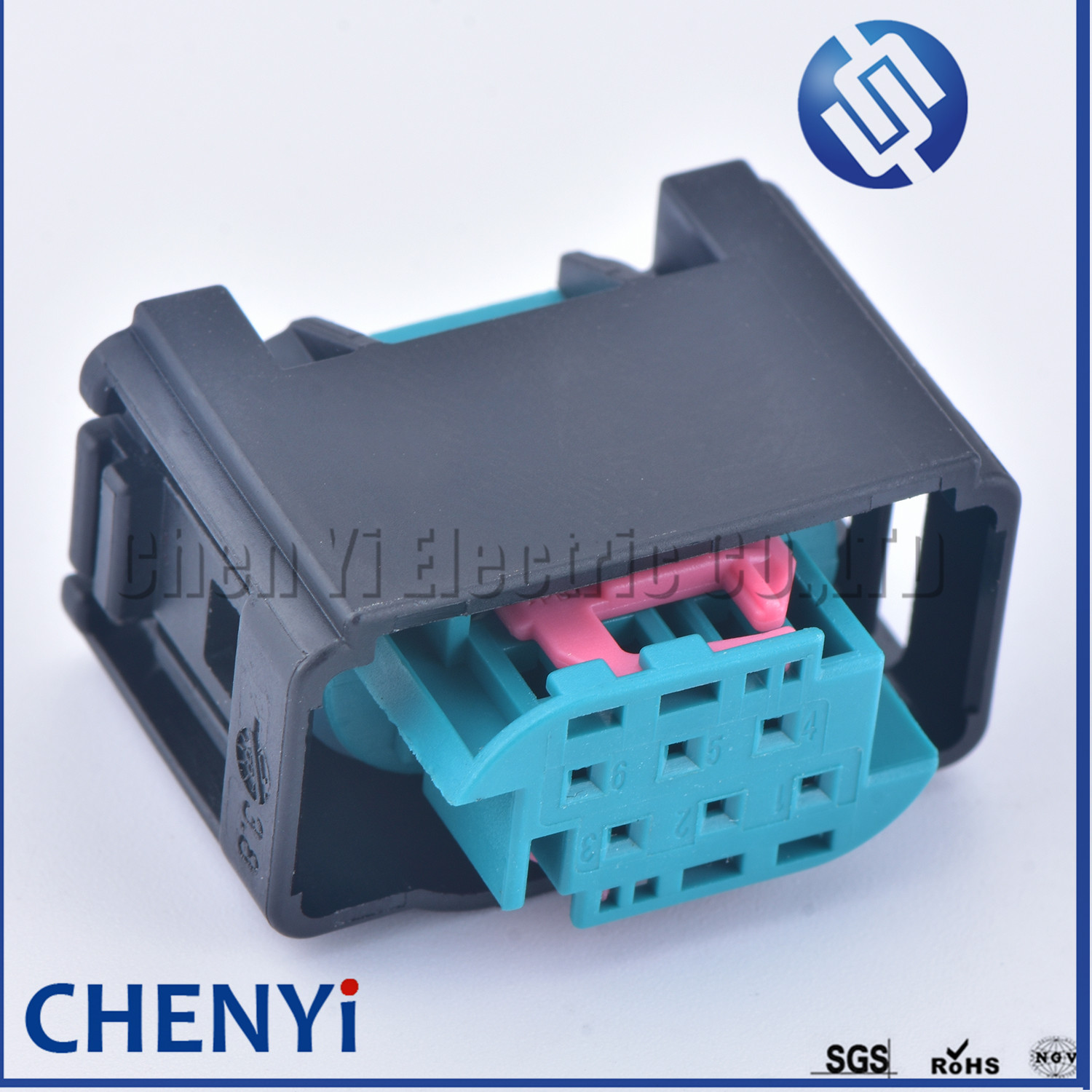 Conector impermeable automotriz de 6 pines Conector del sensor de válvula de acelerador 1- 967616 -1 Enchufe del pedal del acelerador 9- 967616 -1 Para Benz BMW