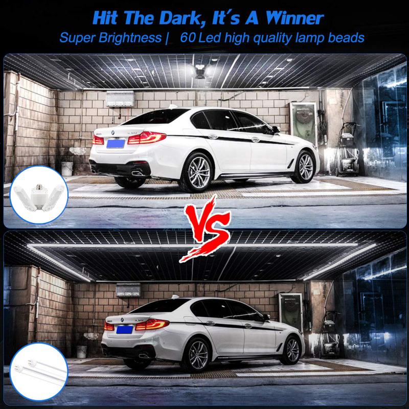 LED Garage Lights Ceiling Light 60W Large Garage Light Suitable For Gymnasiums, Theaters, Warehouses, Parking Lots, Garages