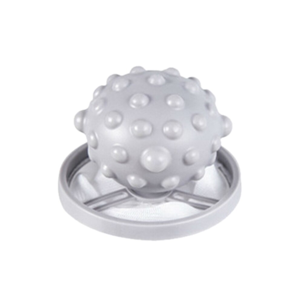 Kula robić prania anty-uzwojenie pływające szarpie wyłapywacz włosów pralka włochata piłka depilator ssący odkażanie: Ciemny szary