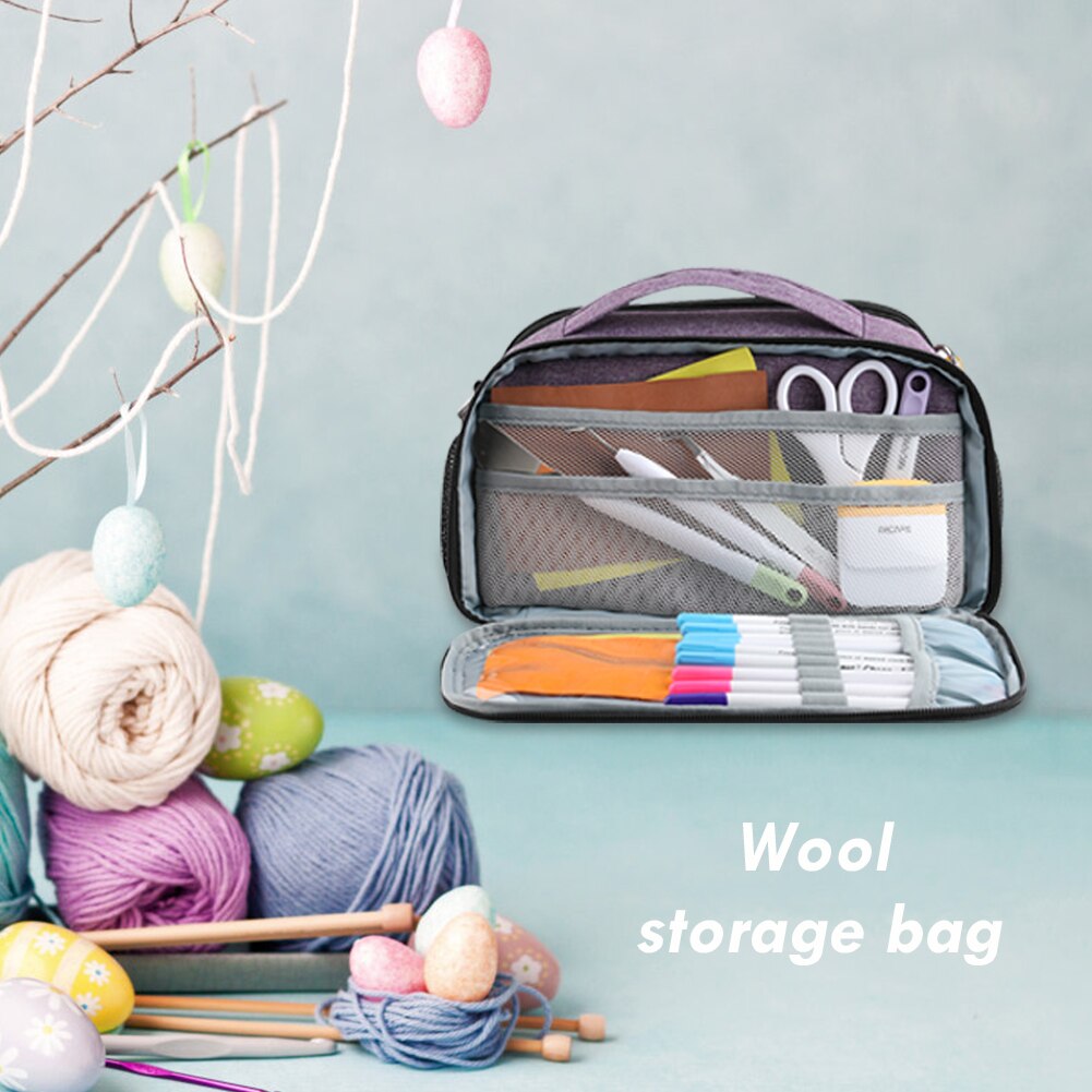 Yarn Storage Bag Oxford Cloth Knitting Crochet Hoo... – Vicedeal