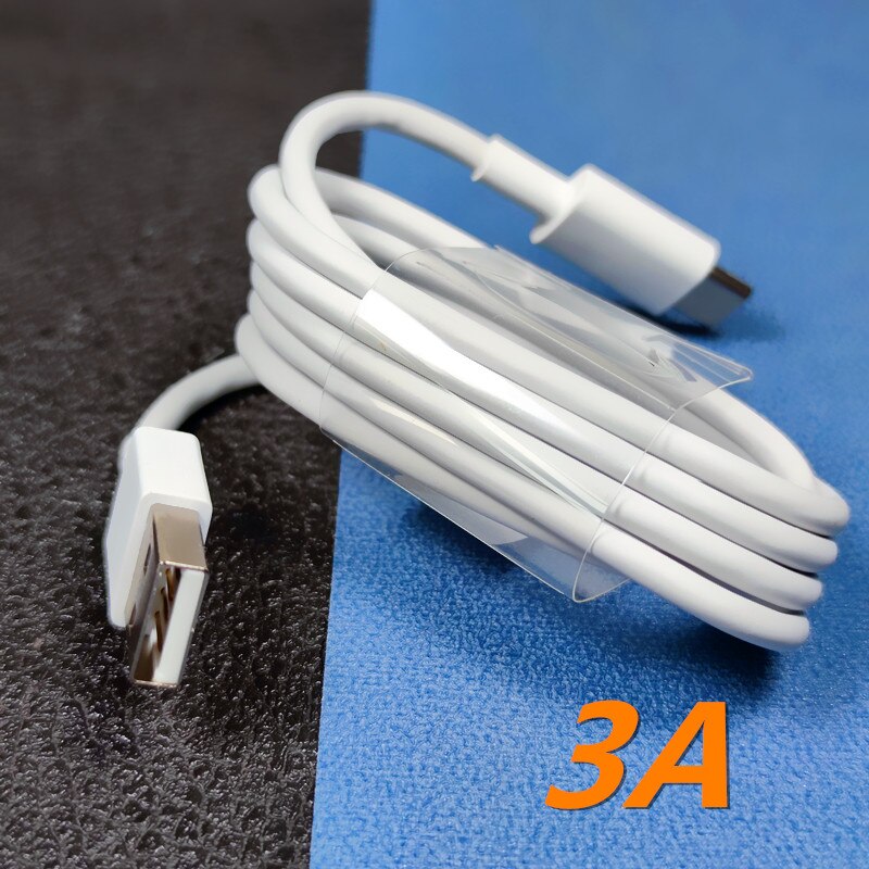 Xiaomi 33W chargeur rapide turbo charge 27W 3A Type C câble pour xiaomi 9 pro mi 10 pro 10x note 10 lite mi 9 K30 PRO: only 3A cable