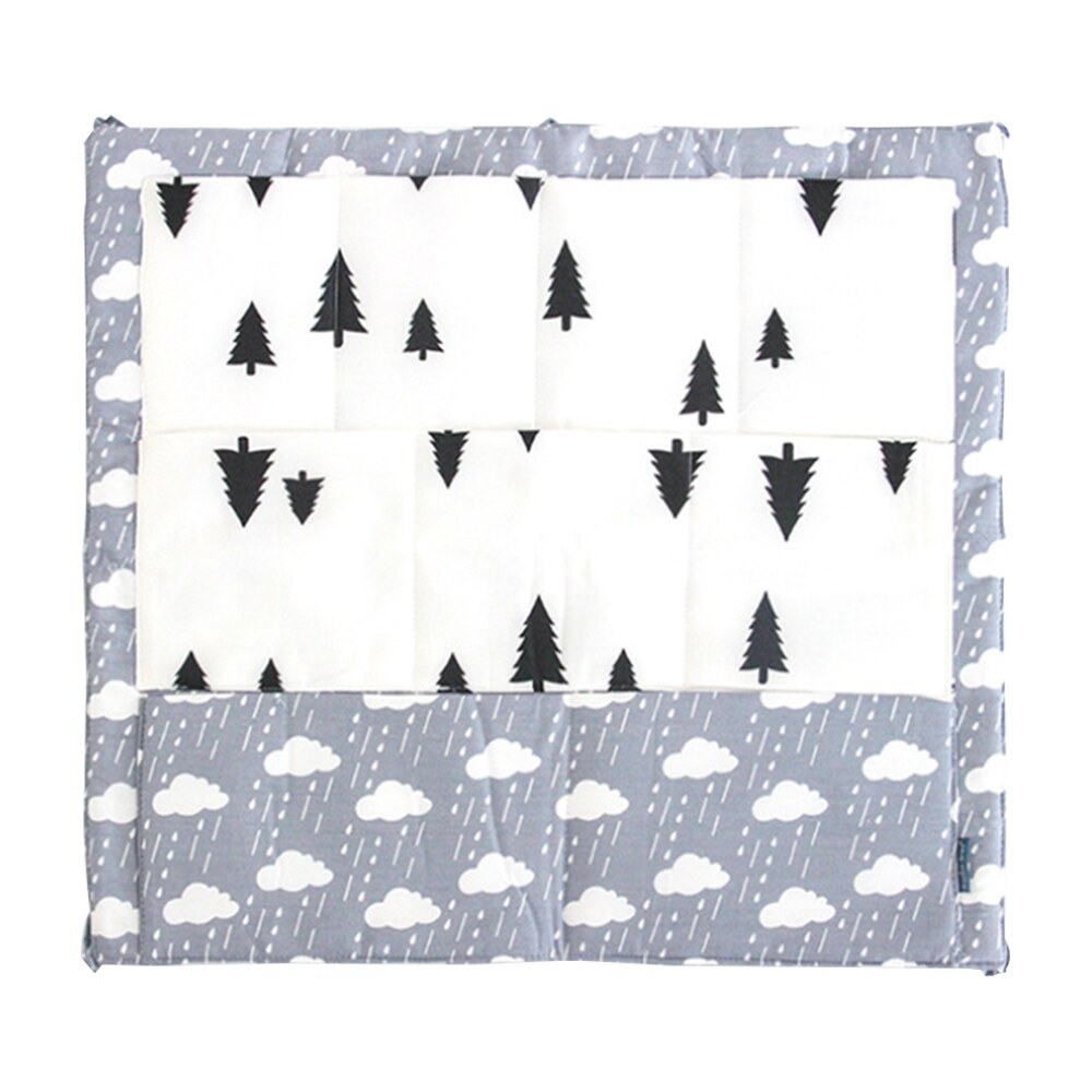 Baby katoenen wiegbed hangende opbergzak baby wiegbed organizer speelgoed luierzak voor wieg beddengoedset 60 * 50cm mrt 26: A2