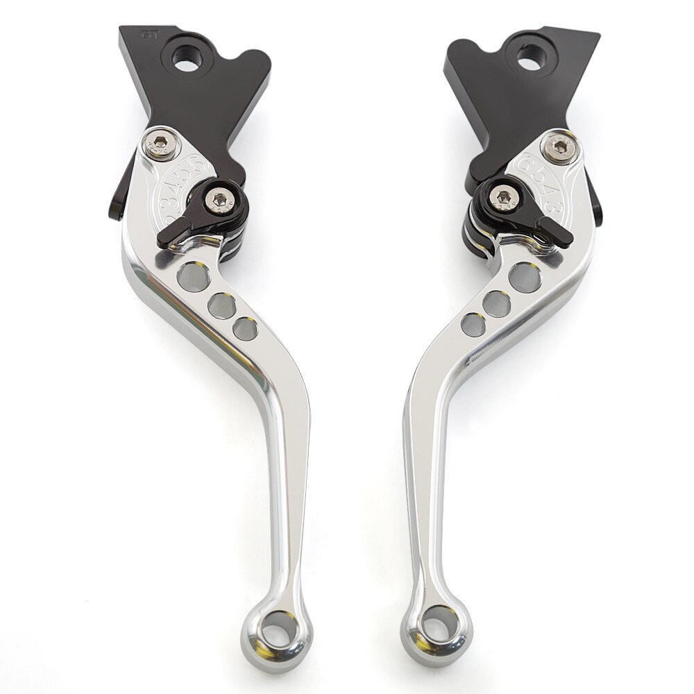 For FB Mondial Pagani 300 125 HPS 125 300 HPS125 HPS300 Motorcycle Accessories CNC Aluminum Adjustable Brake Clutch Levers: 147mm Silver