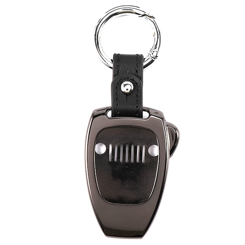 Porte-clés coque pour Jeep Wrangler JK – , étui de protection pour Jeep Compass – Patriot: Black