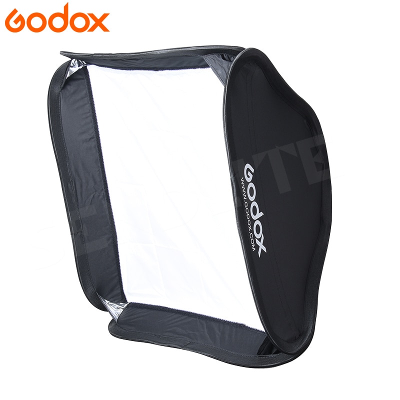 Godox 60*60cm Softbox Flash diffuseur Photo vidéo Studio boîte souple pour Flash Flash lumière sans support de type S support Bowens