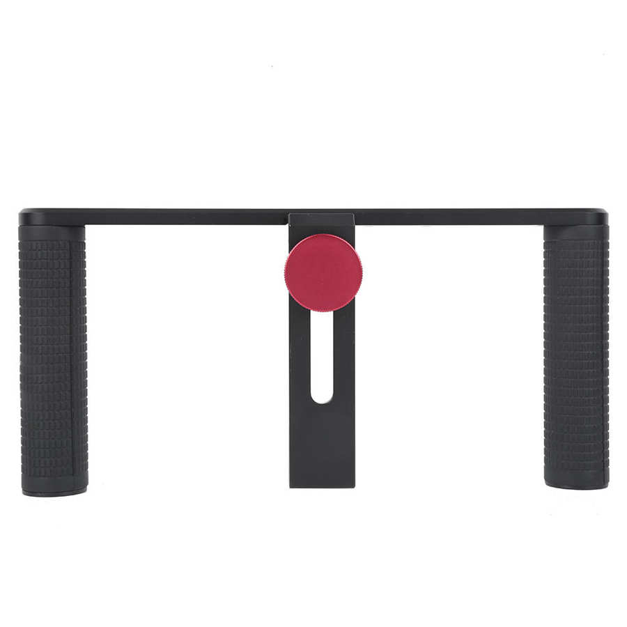 camera handle camera rig Dual Handheld Mobile Phone Bracket Metal Photography Recording Live Cage Stand Universal camera cage