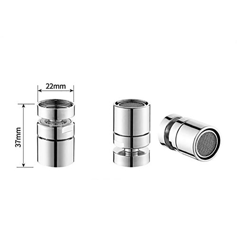 1Pcs Solid Brass Kitchen Sink Aerator 360° Swivel Faucet Tap Aerator