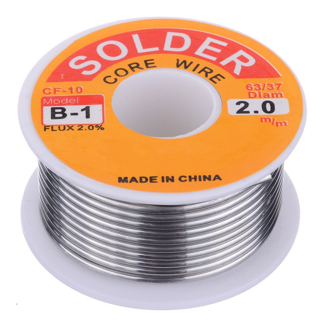 63/37 zinn Blei Solder Draht Kolophonium Kern Schweißen Eisen Draht Rolle rolle 0,5mm-2,0mm 50g/100g Für Löten Zubehör
