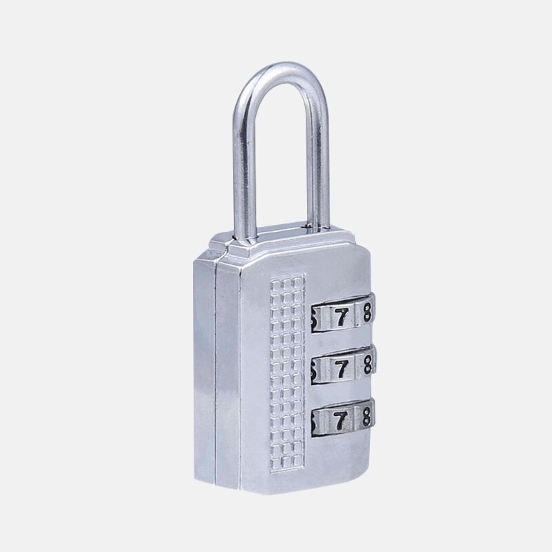 Candado de combinación de 4 dígitos para gimnasio al aire libre, candado de seguridad resistente a la intemperie, 80x43x14mm, color negro: 7