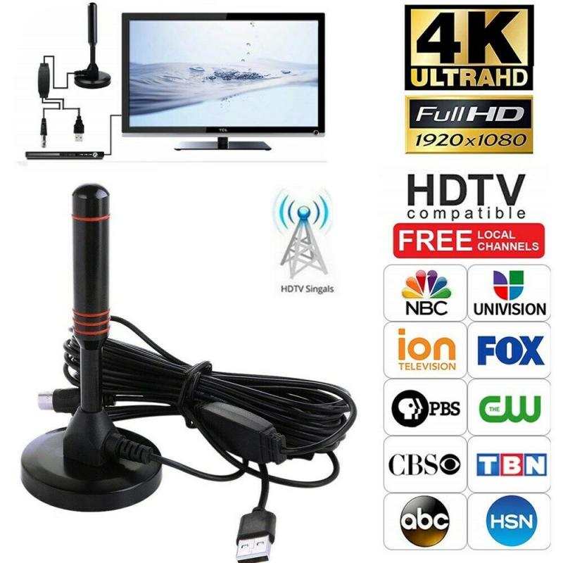 Antena portátil de HDTV para interiores y exteriores, HD, freetview Aerial Ariel para TV, HDTV, antenas de televisión Digital inalámbrica