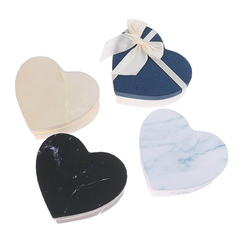 3pcs Box Heart Shaped Container Packaging Wedding Party Case DIY Valentine's Day Flower boxes for Composite material