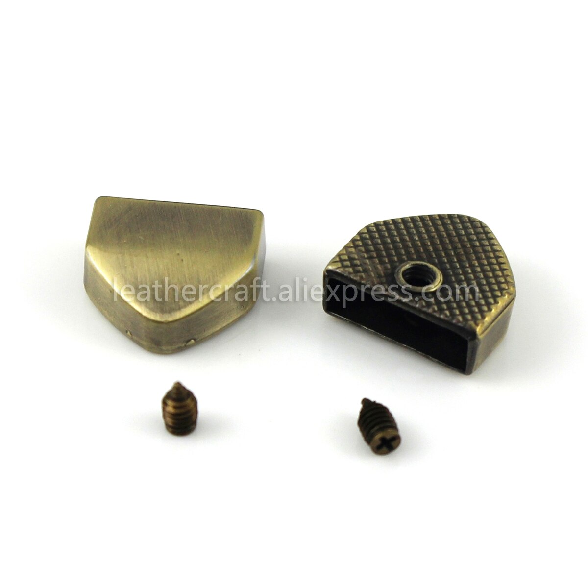 10pcs Metal Zipper Stopper Zipper Tail Clip Stop Tail Plug Head with Screw DIY bag Leather Hardware Leather Craft 13mm(1/2"): Bronze