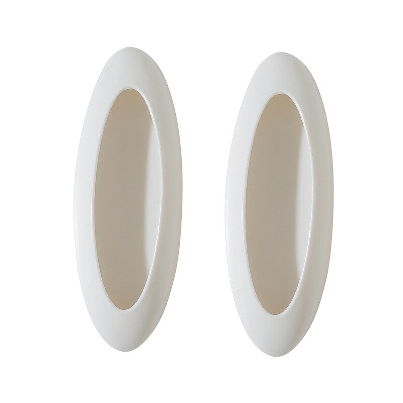 2PCS Paste Open Sliding Door Handles for Interior Doors Window Cabinet Drawer Wardrobe Self-adhesive Door Handle Practical: B1