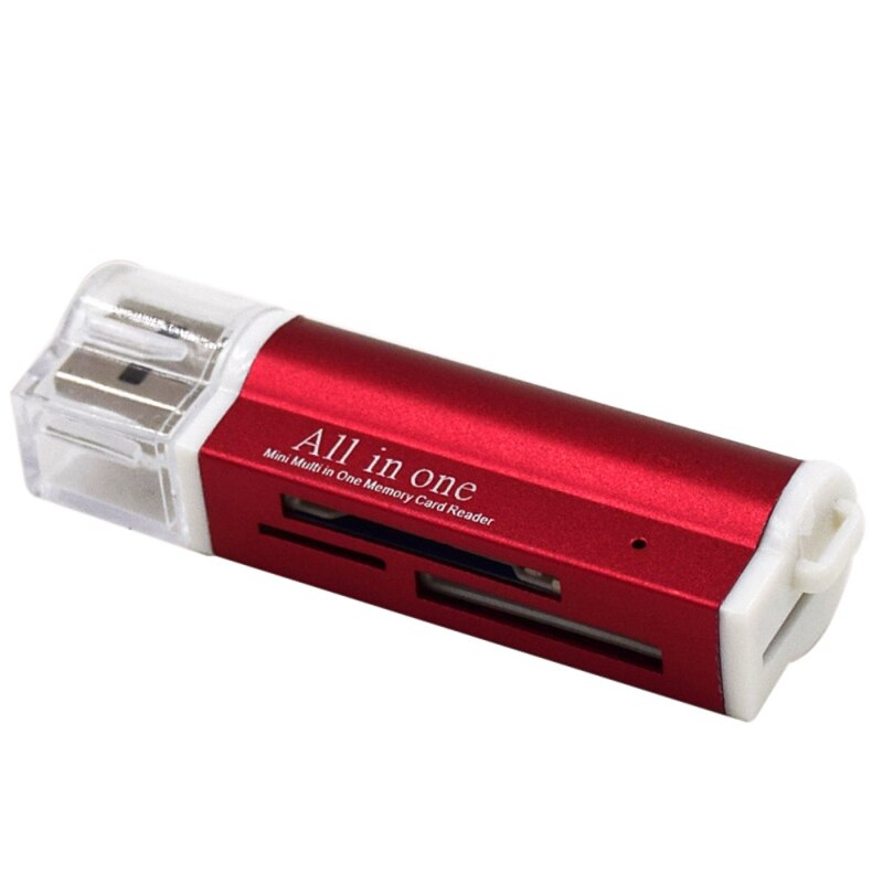 Multi All in 1 Micro USB 2.0 Memory Card Reader Adapter voor Micro SD SDHC TF M2 MMC MS PRO DUO Kaartlezer -verkoop