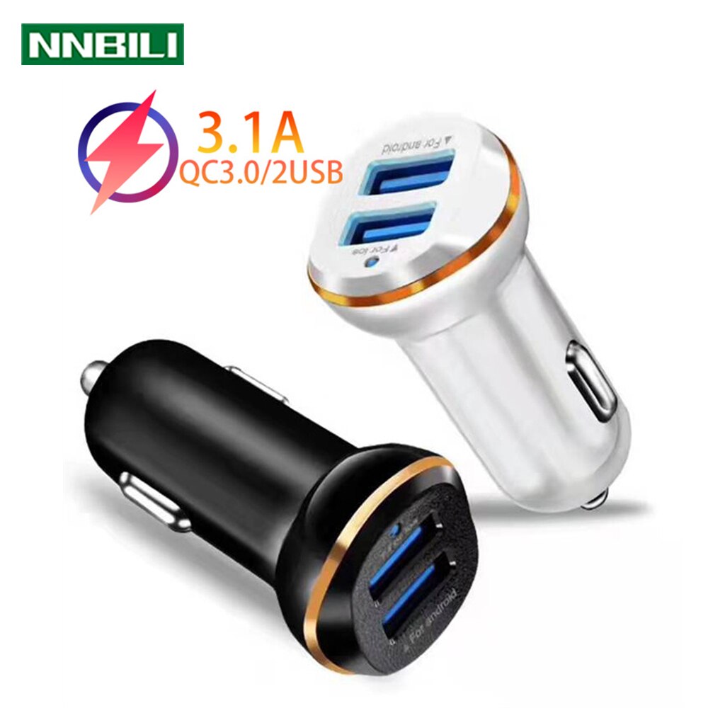 Mini USB C Car Charger QC 3.0 30W 3.1A Type PD Fast Charging Car Phone Charger For iPhone 12 13 11 Pro Xiaomi Huawei Samsung LG