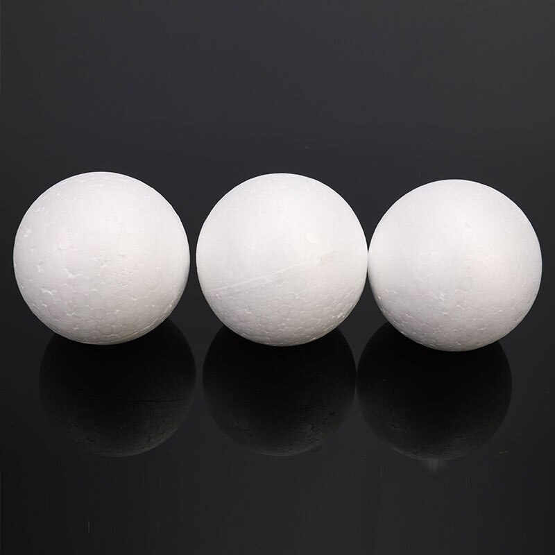 10Pcs/lot White Craft Balls 7cm Polystyrene Styrofoam Foam Ball For DIY Christmas Party Wedding Decoration Supplies