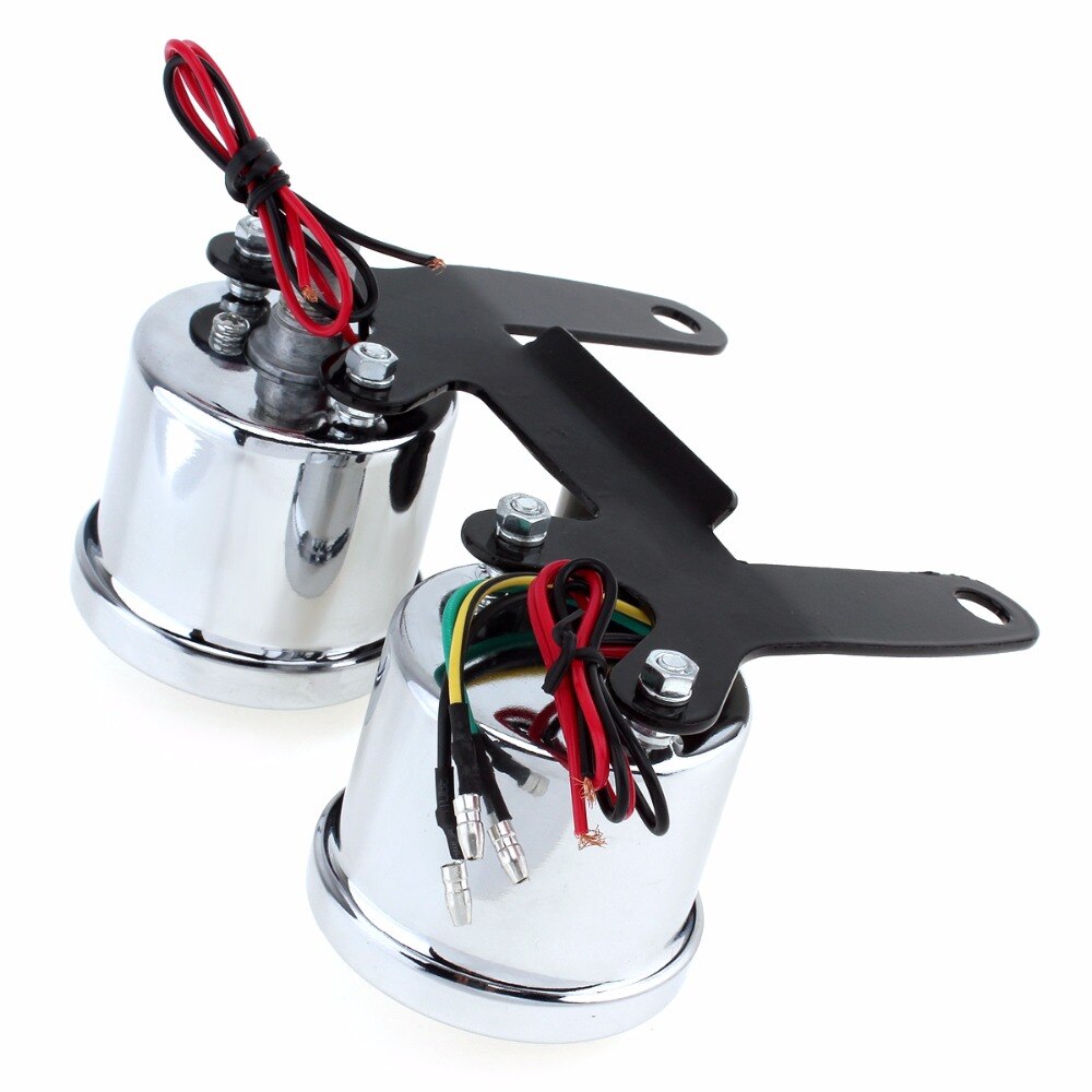 DC 12V Motorcycle Speedometer Odometer Gauge 0 - 180km / h 13000 RPM Colorful LED Backlight Tachometer Set