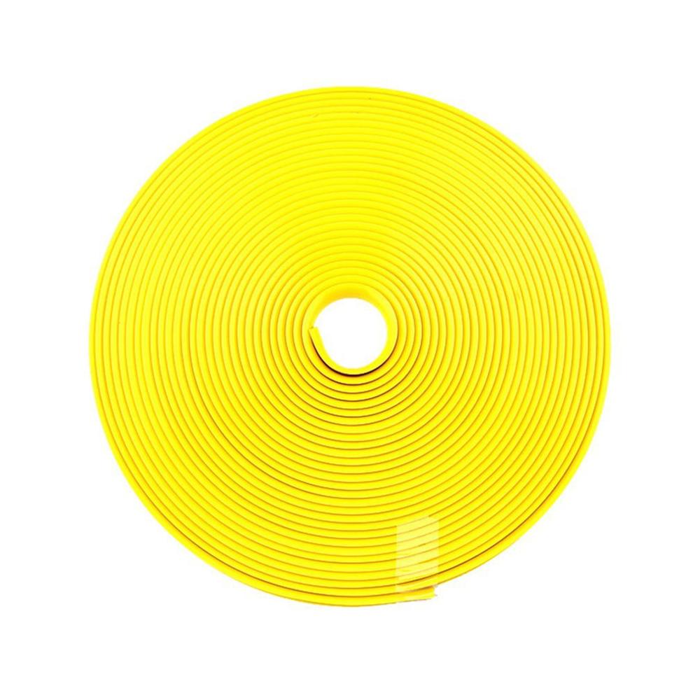 8 M Car Wheel Protection Wheel Sticker Decorative Strip Tire Protection Care Cover Boat Car Shape Modification: Yellow
