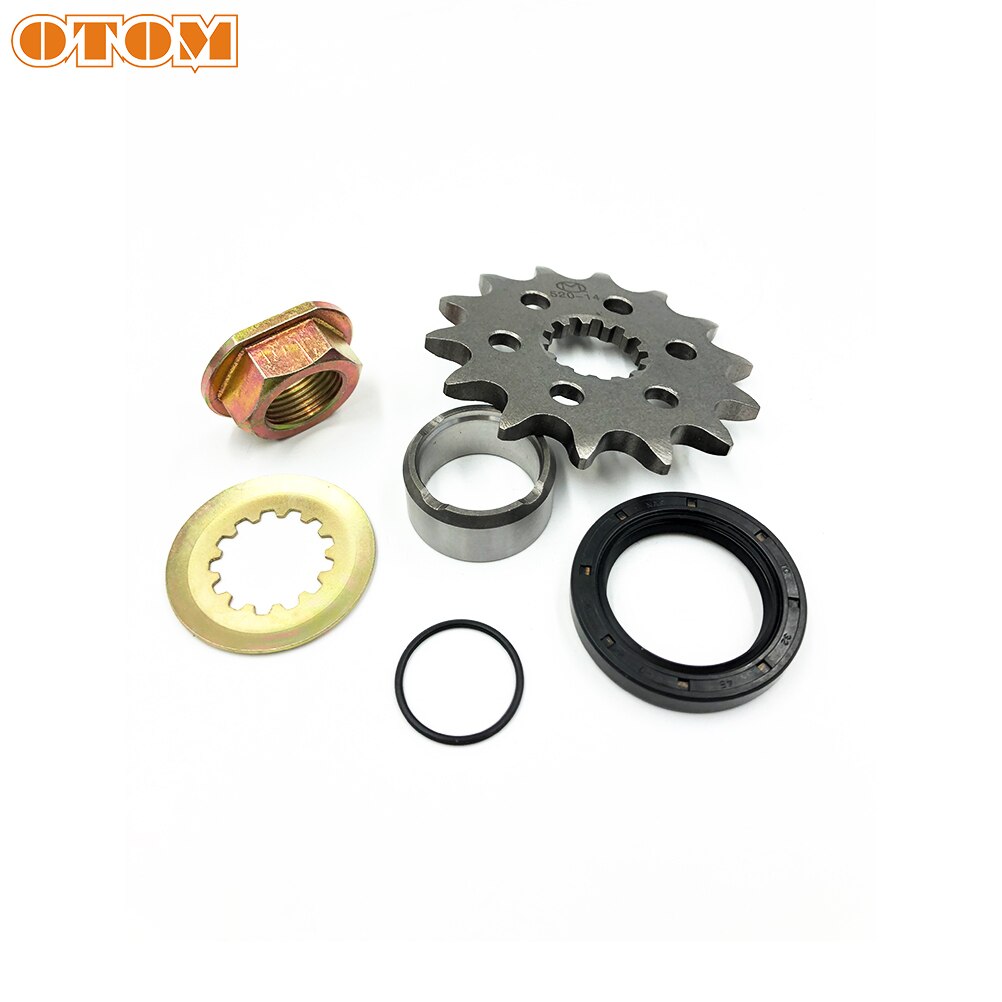 OTOM-retenedor de piñón pequeño completo para motocicleta, Kit de sello de aceite para KAWASAKI, KLX300, LONCIN, VOGE300