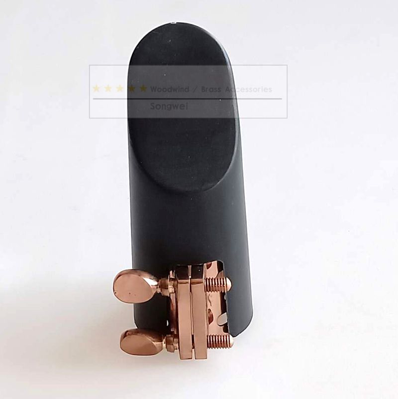Perfect Ligature With Plastic Cap for Alto Eb Saxophone Rubber