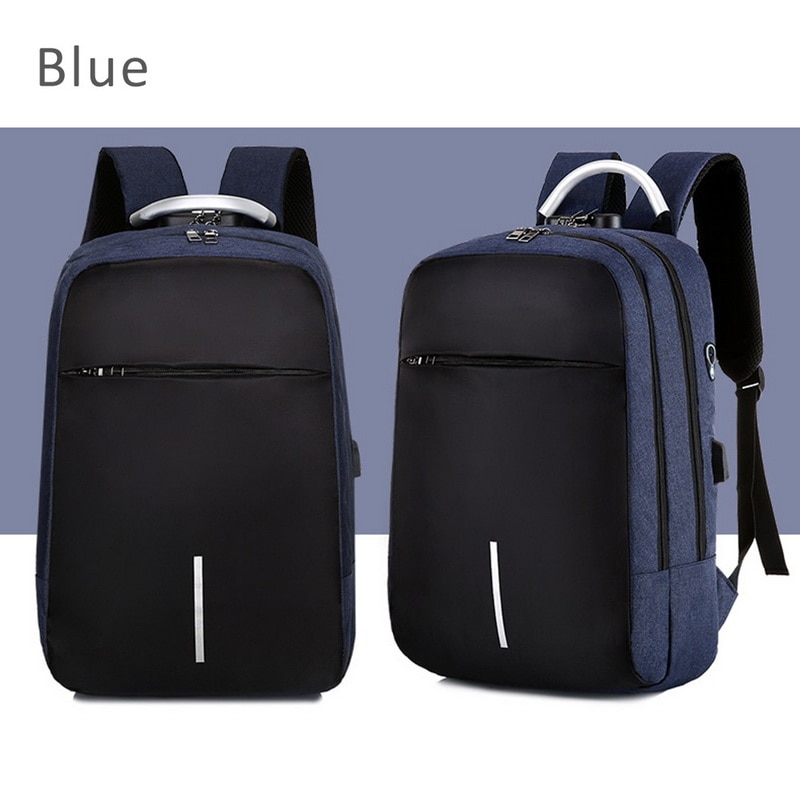 Anti-theft Backpack 15.6 Inch Waterproof Laptop Backpack USB Charging Men Travel Backpack Teenage Student School Shoulder Bags