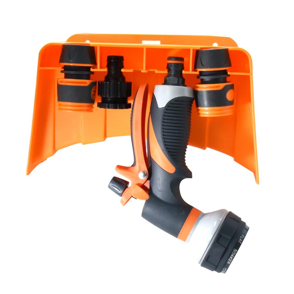 Wall Mounted Garden Hose Pipe Hanger Holder Storage Bracket Shed Fence Cable