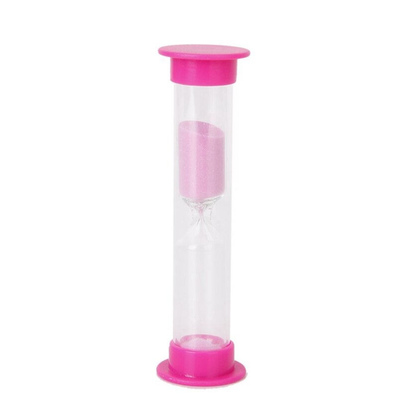 -Two minutes hourglass sand timer - Pink: Default Title