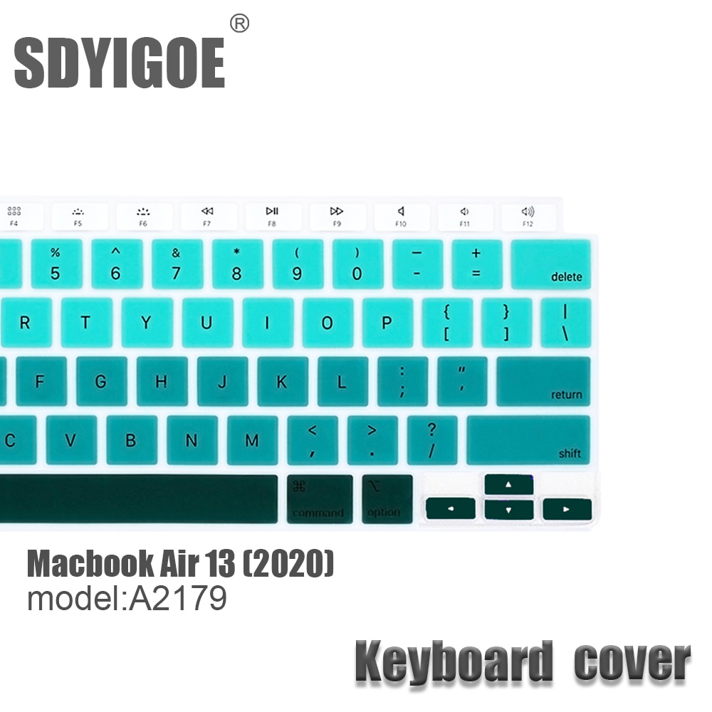 Air13 Toetsenbord Cover Voor Apple Macbook Air Model A2179 Laptop Toetsenbord Case Kleur Siliconen Bescherming Cover Mac Accessoires