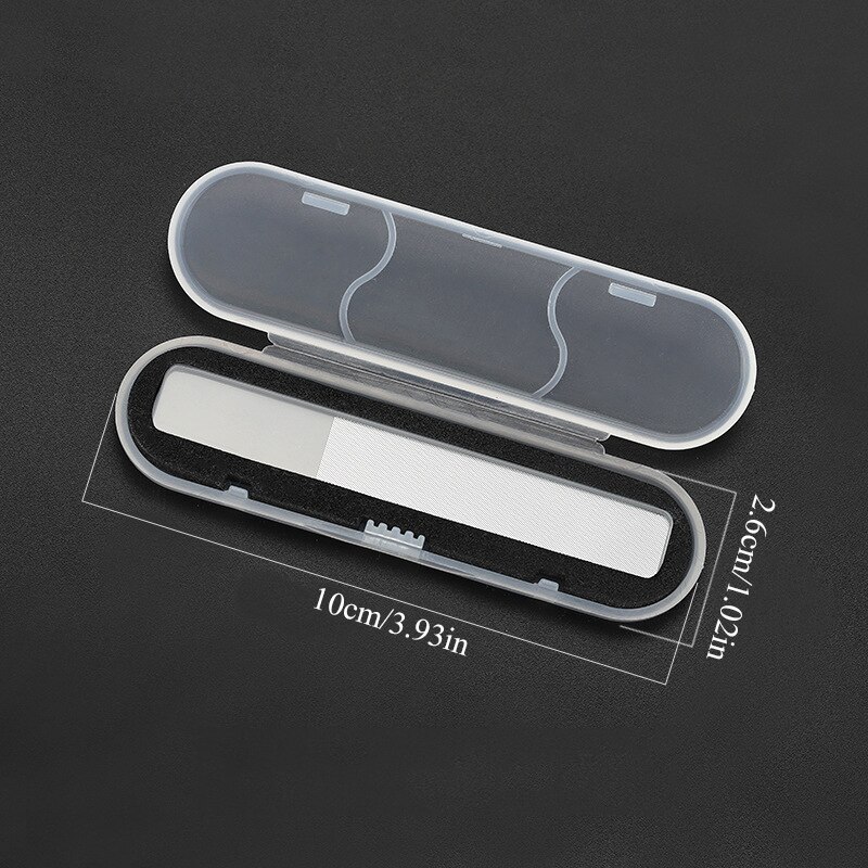 Glas Nagel Putzer Kristall Nagel Puffer Glanz Polierer Für Nagel Glas Nagel Dateien Natürliche FingernäGel ZehennäGel Polieren Schleifen: Schwarz