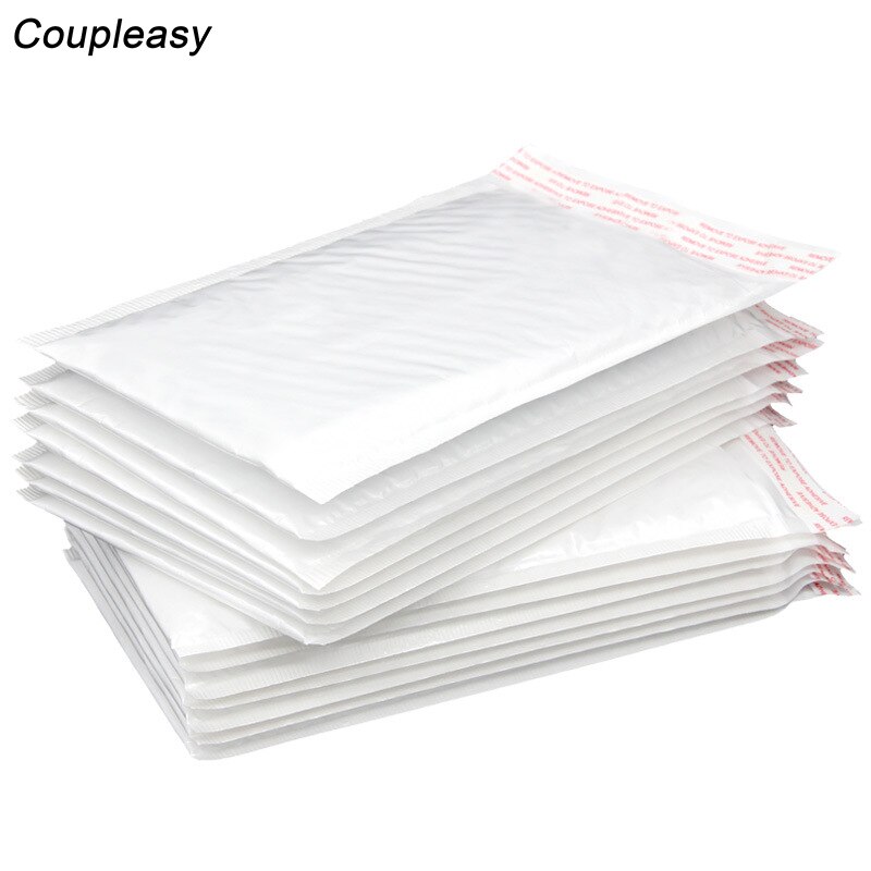 5Pcs/Lot White Pearl Bubble Mailer Self Seal Foam Padded Envelopes Waterproof Envelopes with Bubble 5 Sizes