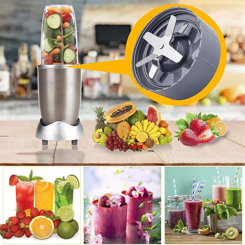 Ersatz Auszieher Klinge Kompatibel für NutriBullet 600W/900W Profi Exklusive Rührgerät NB-101S NB-201 NB9-1301 NB-101B
