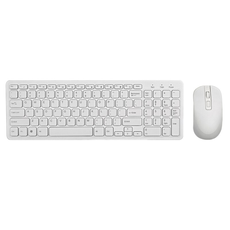2.4G Wireless Waterproof USB Keyboard& Mouse Set for Office and Home