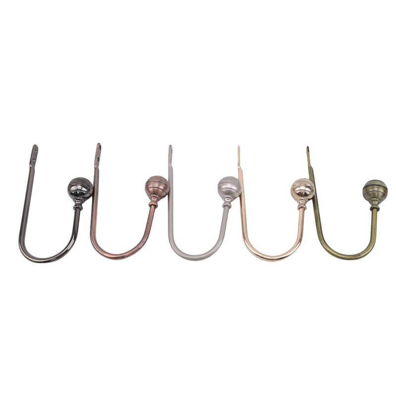 Curtain Wall Hook Base Round U-shaped Hooks Modern Window Hardware Accessories Curtainfashion Simple Style Home Decoration