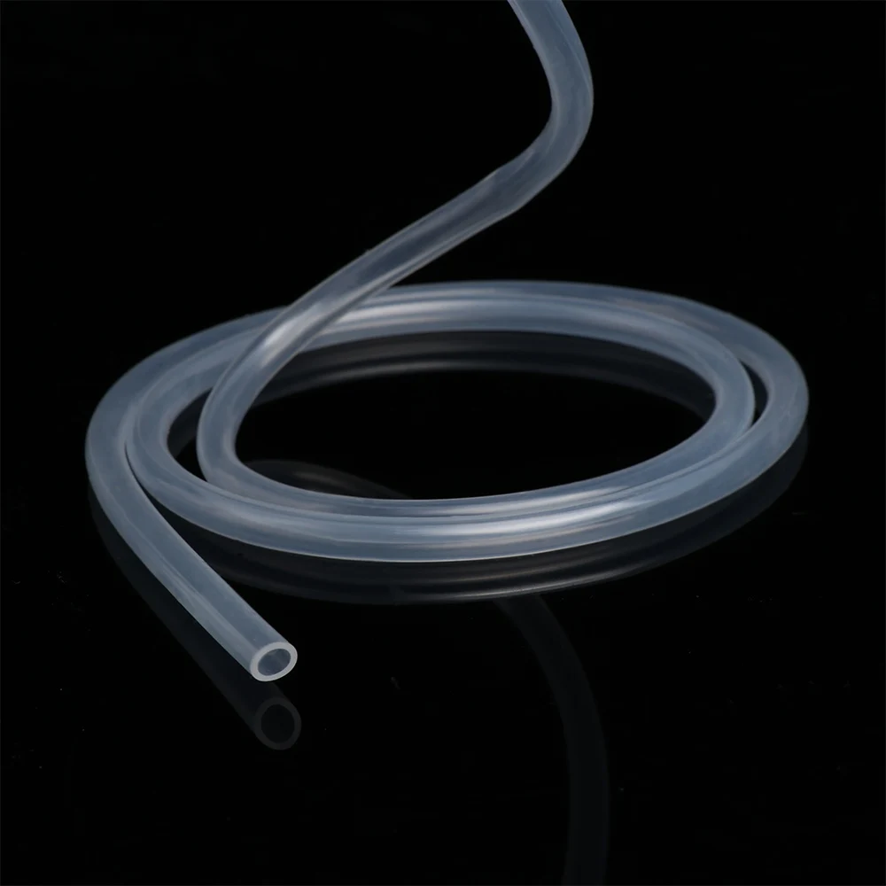 Tubo de silicona transparente de alimentaria, 1M/5M, manguera de goma de silicona, tubos blandos, tubo de silicona Flexible de goma segura