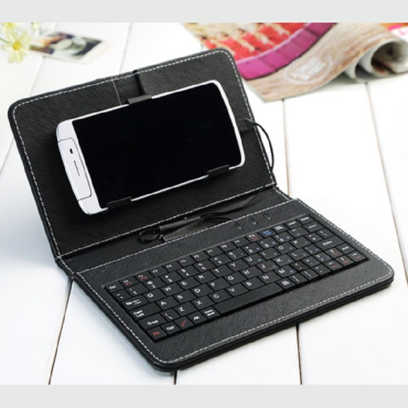 Cubot Max 2 case Algemene Engels en Russisch Toetsenbord Holster voor 6.8 inch Smartphone door