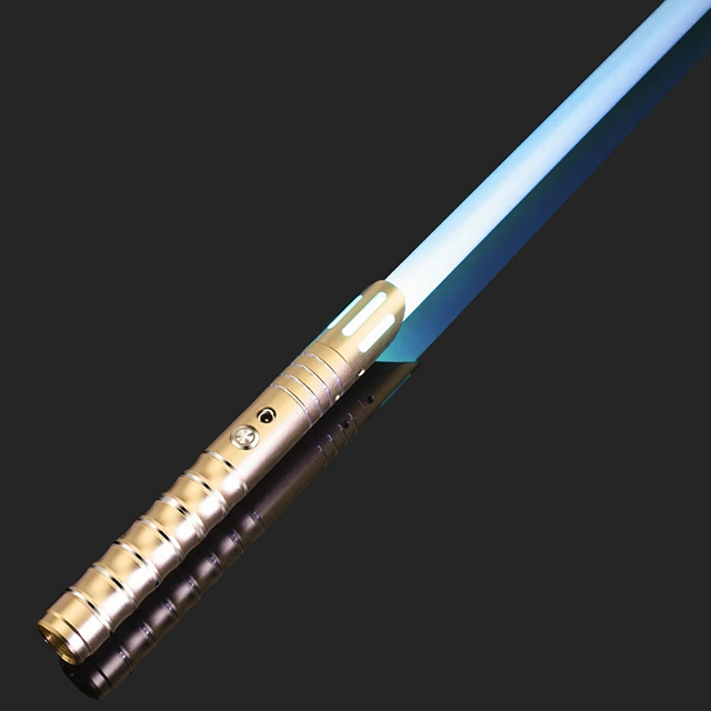 Metal Handle Lightsaber - RGB 16-Color - FX Dueling - Rechargeable Lithium Battery
