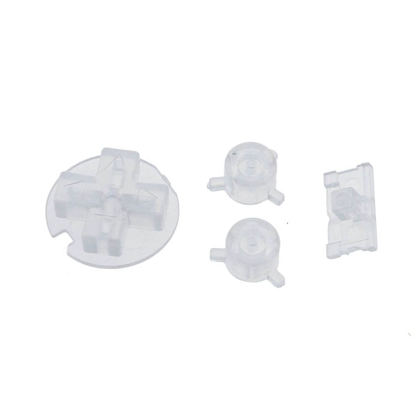 YuXi Multi colore Per opzione A B Bottoni Tastiere per Gameboy GBP Tasca On Off Alimentazione Bottoni D Pads di Ricambio parti: Clear