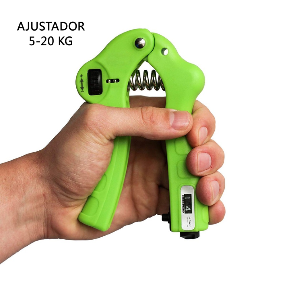 Pinza pesada ajustable de 5-20Kg ejercitador de mano tensor de manos , expansor de manos, tensor ajustable, expansor ajustable