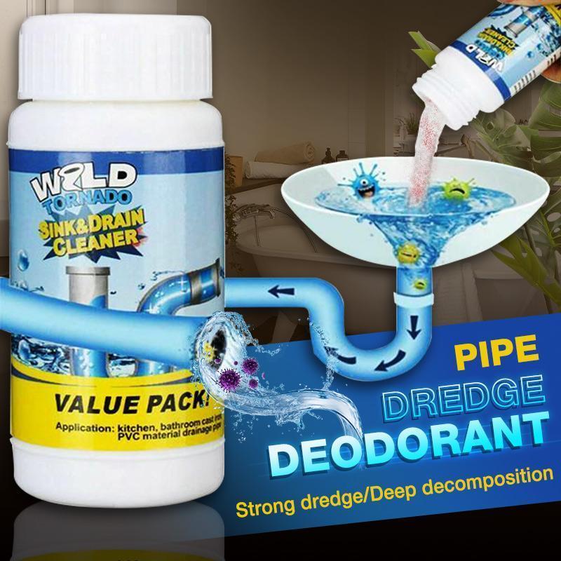100ML/g Leistungsstarke Küche Rohr Baggermittel Dredge Deodorant Wc, Waschbecken Abfluss Reiniger Kanalisation Schnelle Reinigung Werkzeuge