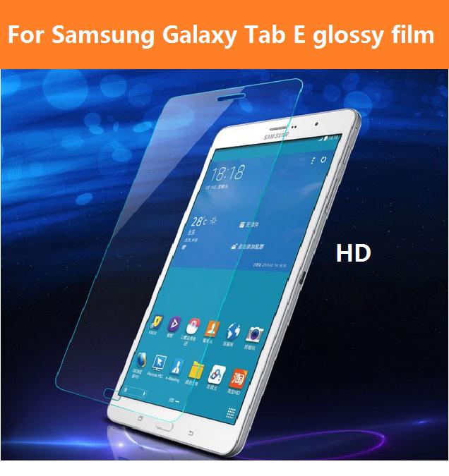 Hd Glossy Screen Protector Film Voor Samsung Galaxy Tab E SM-T560 9.6 "Tablet Front Screen Clear Lcd Beschermende Films + Clean Tool