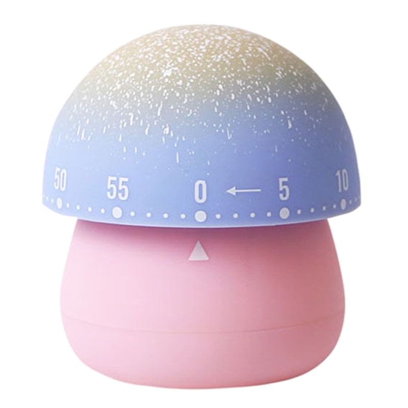 Leuke Paddestoel Timer Time Management Mechanische Keuken Countdown Timer Q1FD: Pink