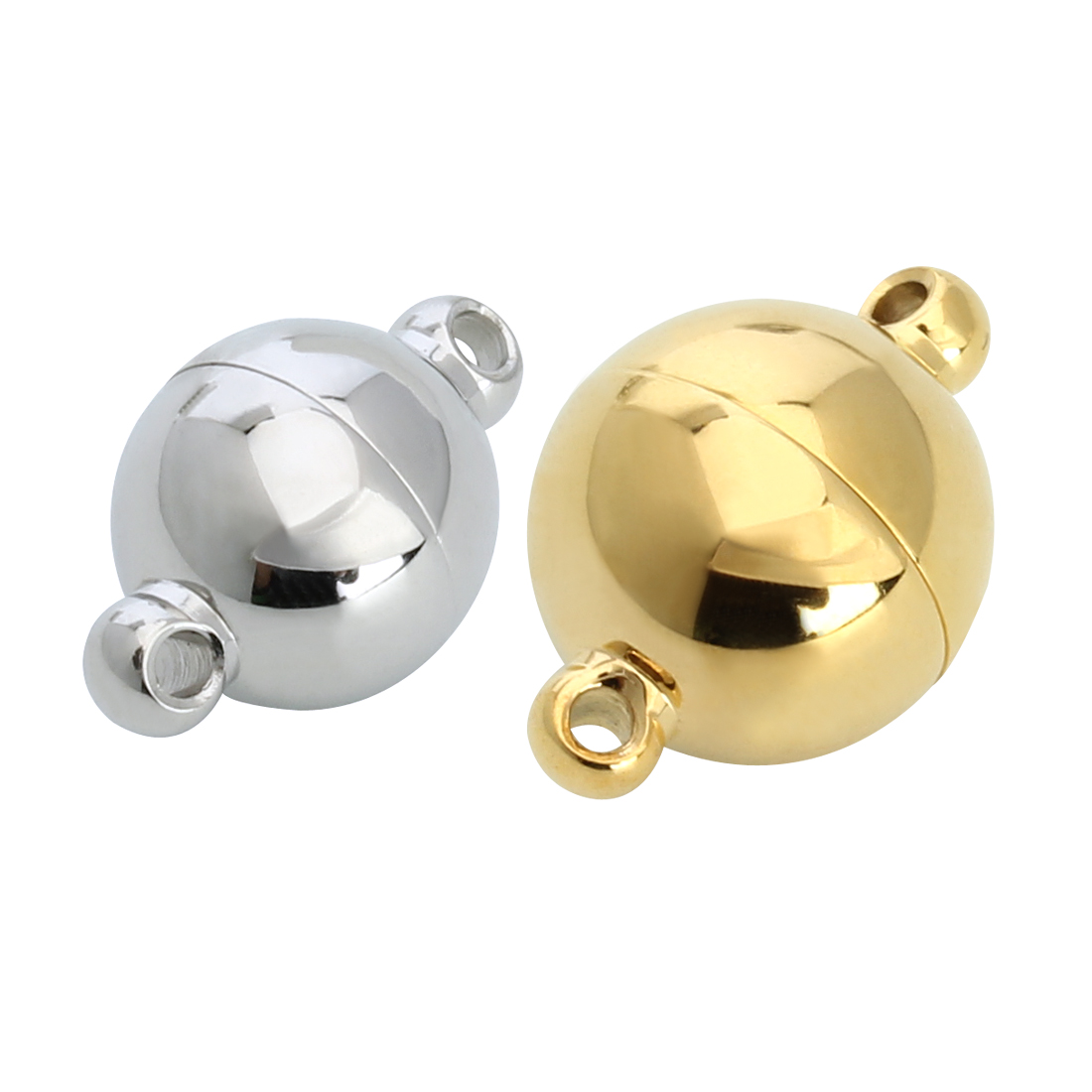 2 pz/lotto fermagli magnetici forti in acciaio inossidabile per la creazione di gioielli connettori con chiusura magnetica accessori per collane braccialetto fai da te