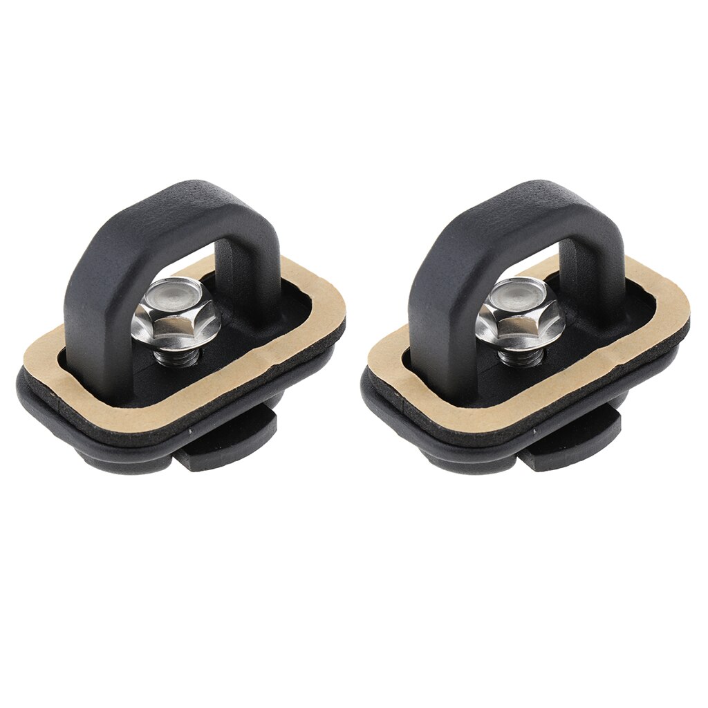 2 pcs Brand And Bull Ring Retractable Truck Bed Side Wall Tie Down Anchors Corrosion Resistance