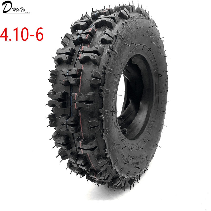 Neumáticos de nieve ATV Go kart MIni Quad de 4,10-6 pulgadas, neumáticos de moto de nieve, neumáticos de playa de 4,10-6 pulgadas con tubo interior