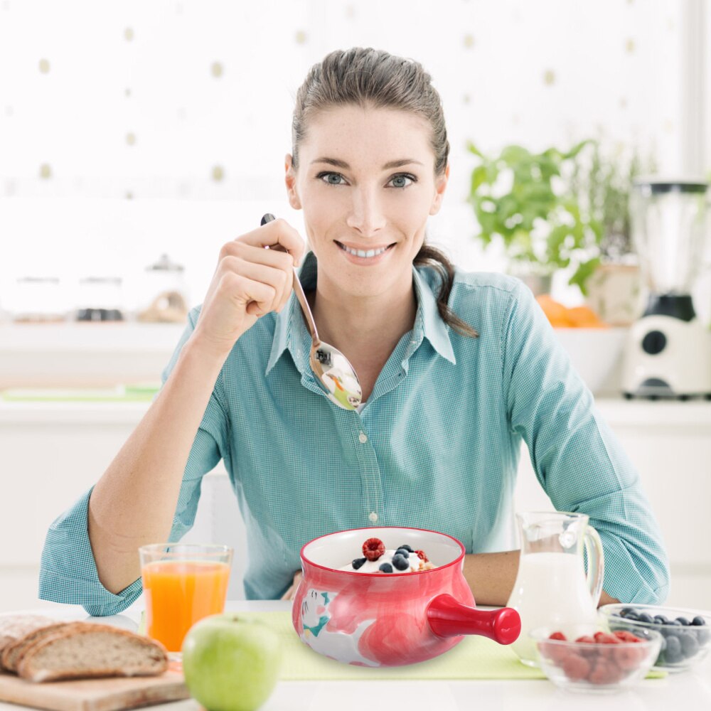 1pc Adorable Non-stick Soup Pot Multifunctional Cooking Sauce Pan