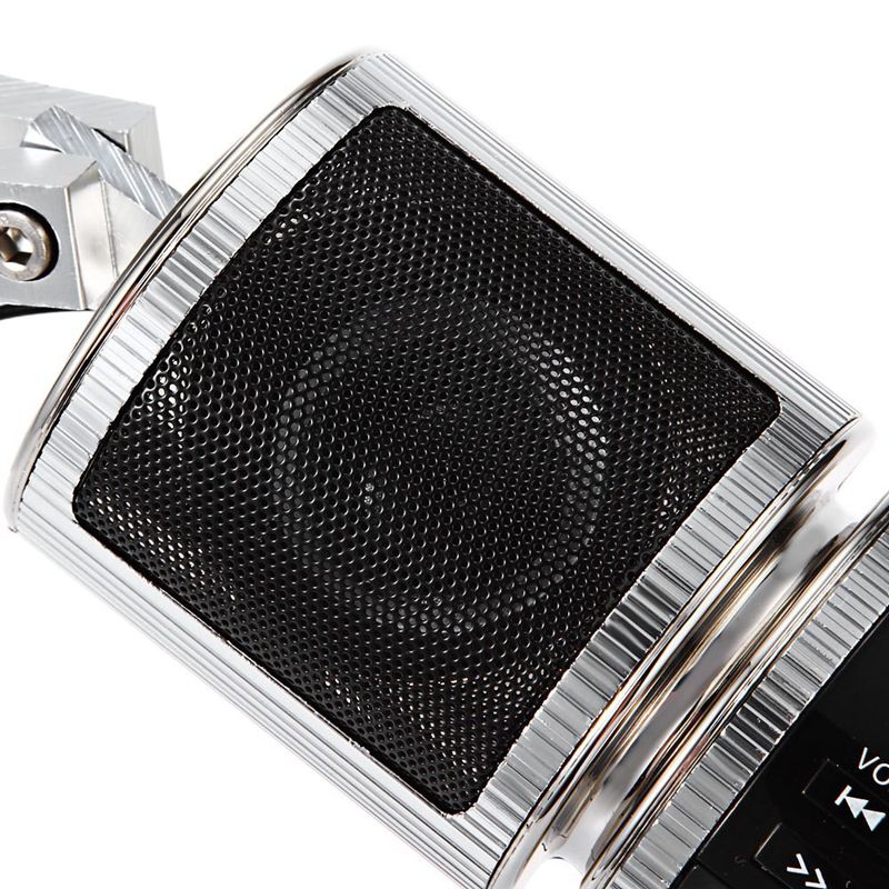 Motorrad Mp3 Musik-Spieler Bluetooth Lautsprecher Stereo Lautsprecher Fm Radio Wasserdicht Einstellbare Halterung Motorrad Audio- Spieler