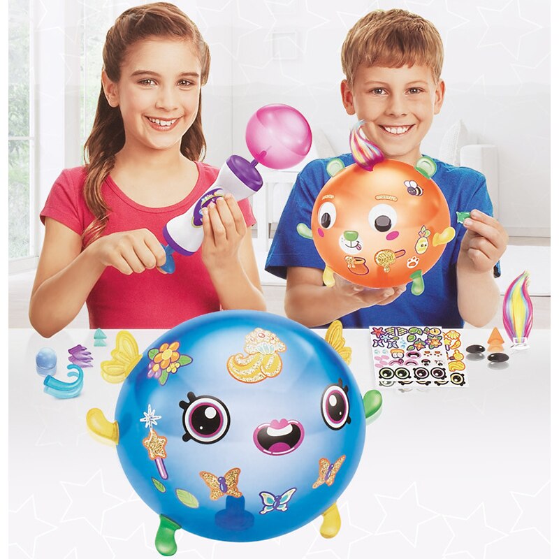 Magic Lijm Oonies Kinderen DIY Handgemaakte Kleverige Bal Fun Bubble Inflator Creativiteit Speelgoed Kit Dropshippi